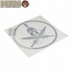 �ǥ����� SPARTAN HELMET DECAL Black decal-00001-black �ߥ륹�ڥå���󥭡�