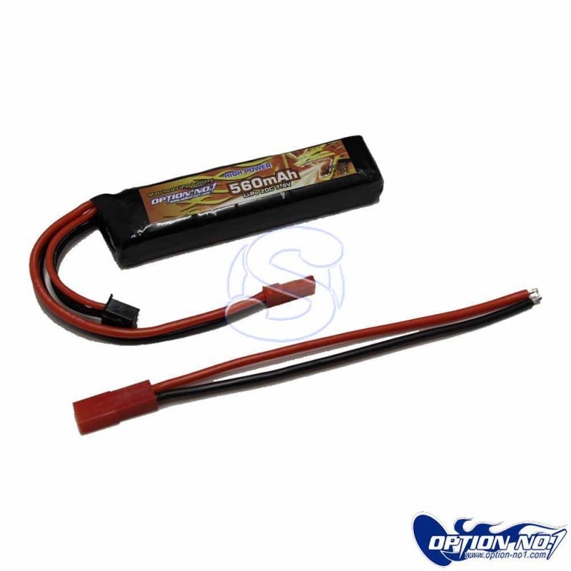 GB0021M �Хåƥ꡼ HIGH POWER LiPo 560mAh 7.4V�ʥϥ�ɥ���/�������ͥ������� OPTION No1