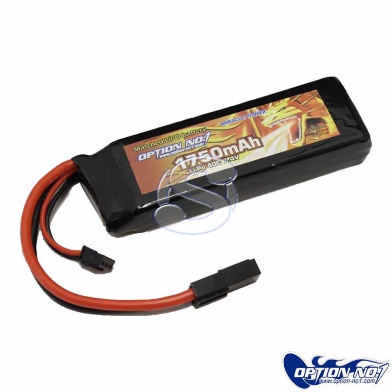 GB0030M �Хåƥ꡼ MIRACLE POWER 1750mAh 7.4V 40C�ʥޥ륤 �ߥ�S�� OPTION No1