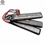 11.1V 1100mAh Dean Plug LiPo Battery - Short Tri-Panel type G-11-063-1 G&G
