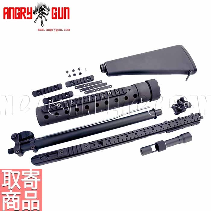 マルイM4 MWS用 MK12 MOD0 フロント/ストック/トップレールキット