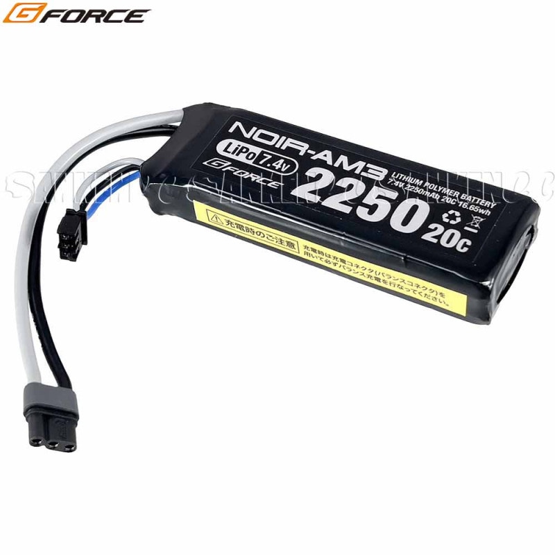 NOIR-AM3 7.4V 2250mAh �ߥ�S�ߴ������� 20C �����女�ͥ��������� GFG911 G FORCE
