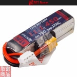 11.1V 450mAh 75C-150C LiPo ����ѥ��ȥХåƥ꡼ (XT30���ͥ�����) DCI-75C-450-3S1P-XT30 DCI GUNS