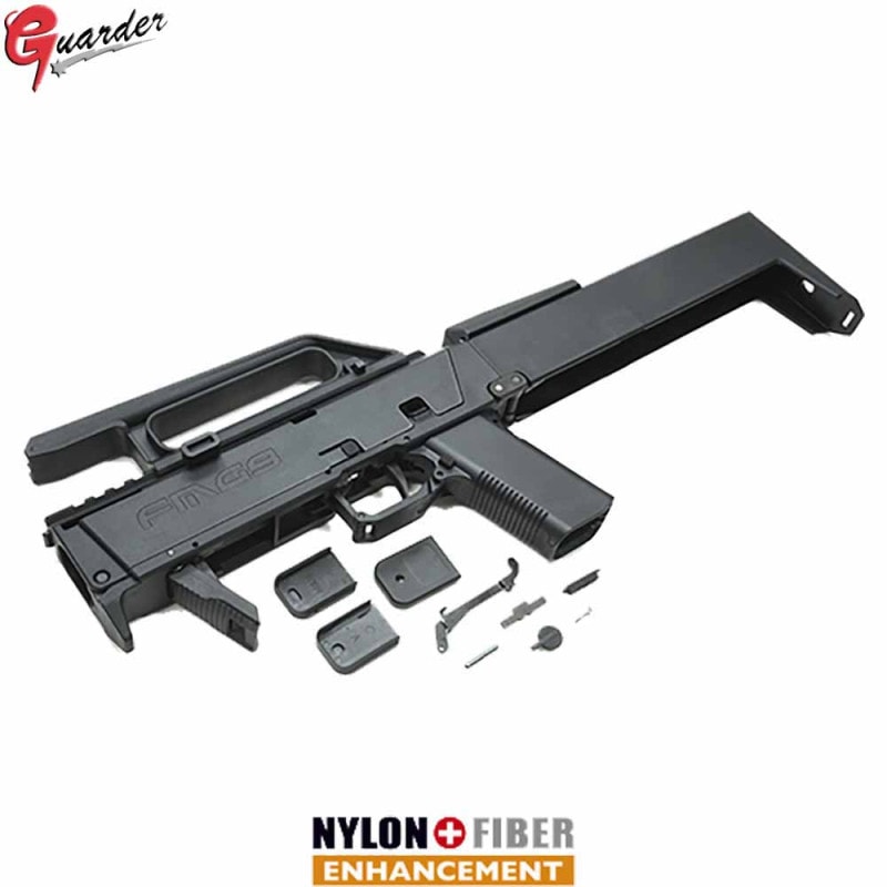 Foldable Machine Gun コンバージョンキット FMG9-01(BK) FMG-9 G18C Folding Machine Gun Kit (Black) ガーダー ...