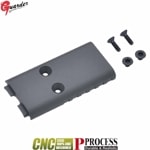 GLK-515(BK) ޥȥץ졼 Steel CNC Cover Plate for MARUI G17 Gen5 MOS Black 