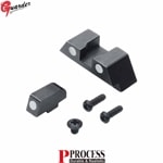 GLK-522(WHITE) ꥵ Steel Night Sight for MARUI G17 Gen5 MOS White 