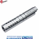 V10-09(SV) Х CNC Stainless Outer Barrel for MARUI V10 Silver 