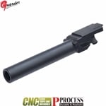 GLK-518(BK) Х Steel CNC Outer Barrel for MARUI G17 Gen5 MOS Black 