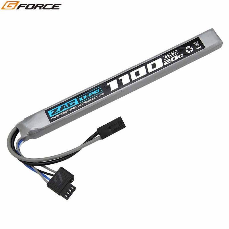 �Хåƥ꡼ ZAC LiPo 11.1V 1100mAh �������६���� AK �б��� ���󥰥����� ZAC254 G FORCE