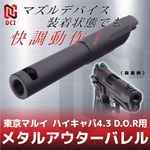 �᥿�륢�������Х�� 11mm���ͥ� �֥�å� �ޥ륤 �ϥ������4.3 D.O.R�� MOB-M11CW-IT-BK-TM-HI43DOR DCI GUNS