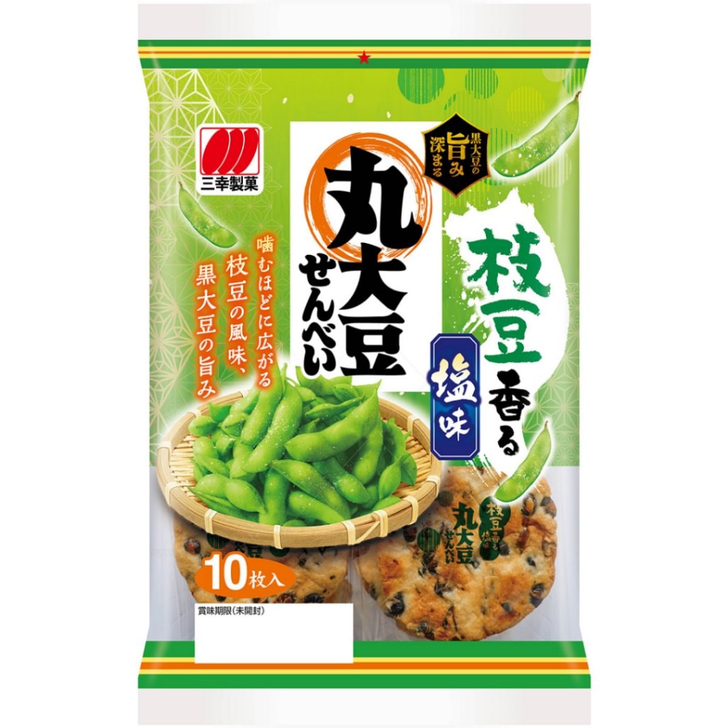 丸大豆せんべい 枝豆香る塩味