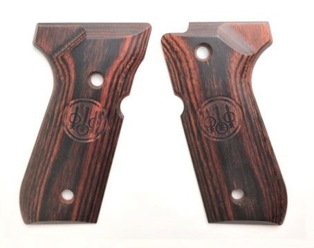 PANDORA ARMS グリップ ブラウン BERETTA M9 スムース/ロゴ 木製 AWG