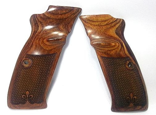 Altamont グリップ CZ-75 チェッカー スーパーウォールナット 木製