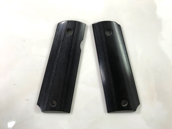 PANDORA ARMS 木製グリップ スムース ブラック GM M1911/M45A1