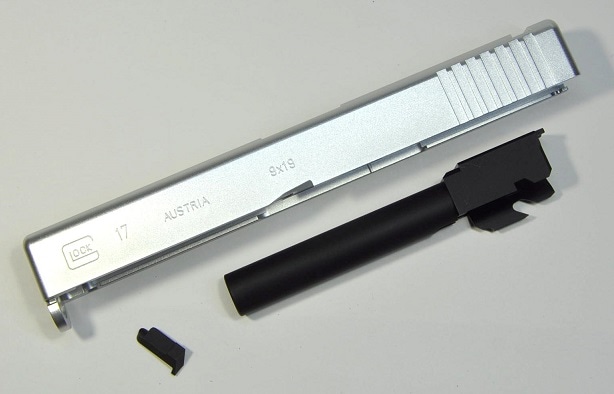 東京マルイ G17 PGC製スライド・アウターバレル付 マルイグロック17にポン付け！☆【PGC(Prowin)製】東京マルイ