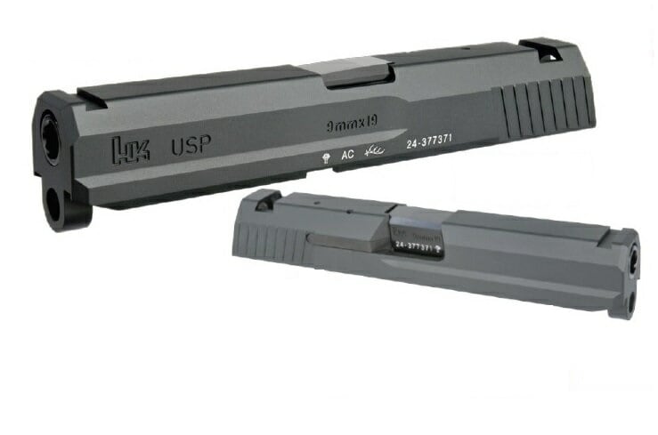 DETONATOR カスタムスライド 東京マルイ製USP9 GBB用 CNC Aluminume SL