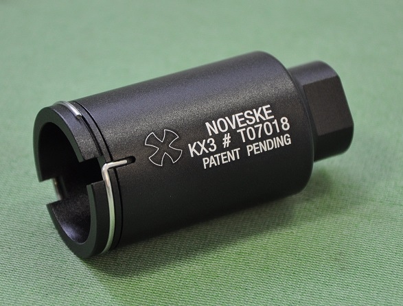 ELEMENT フラッシュサプレッサー NOVESKE KX3タイプ逆ネジ14mm Mini
