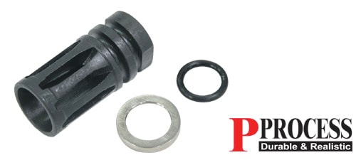 イカハイダー 14mm フラッシュハイダー m4 MWS トレポン スチール RGW