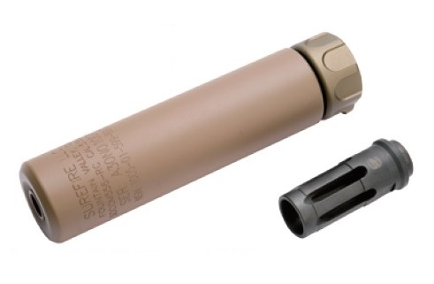ANGRY GUN サイレンサー 14mm逆ねじ SURE FIRE SOCOM 416 & QD