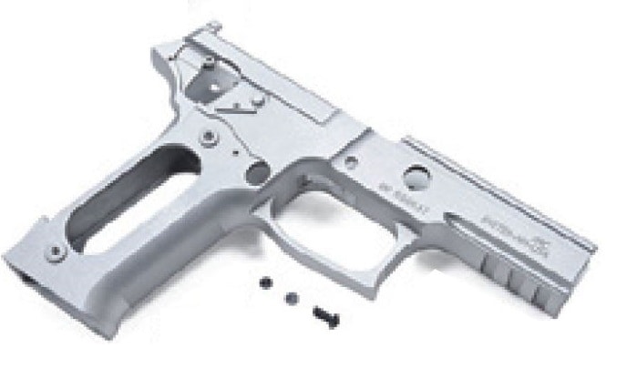 GUARDER SIG SAUER P226 アルミフレーム 新品未開封 GUARDER フレーム P226後期型 Silver 鋳造アルミ 東京マルイSIG P226R
