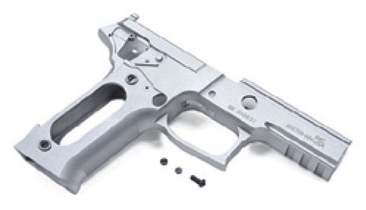 GUARDER フレーム P226E2 Silver 鋳造アルミ 東京マルイSIG P226E2用 GUARDER フレーム P226E2 Silver 鋳造アルミ 東京マルイSIG P226E2用