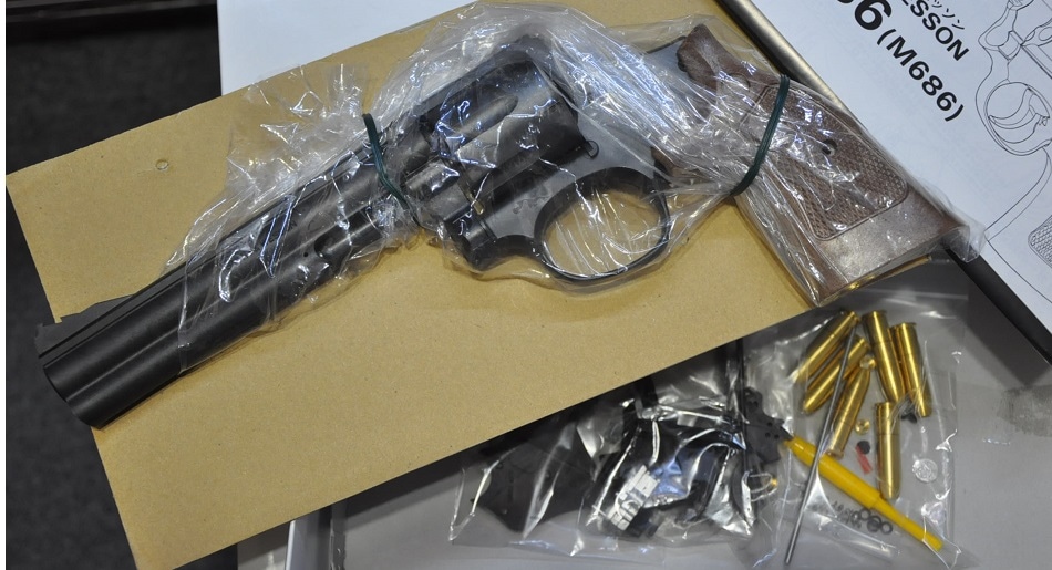 マルシン 発火モデルガン組み立てKIT M586 6インチ HW | モデルガン