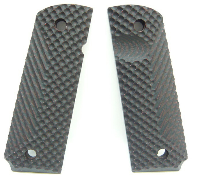 LOKGRIPS G10グリップ LOK Ops DarkRed/Black 各社 M1911フルサイズ
