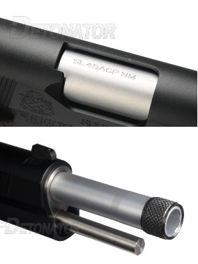 DETONATOR サイレンサーアウターバレル 14mm逆ねじ Silver 東京