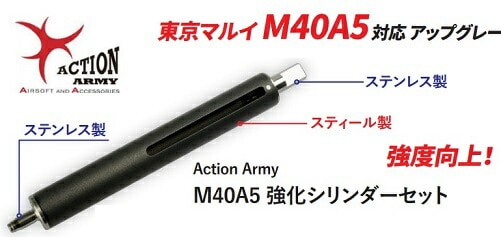 Action Army シリンダーセット 東京マルイ M40A5用 | 国内製長物用