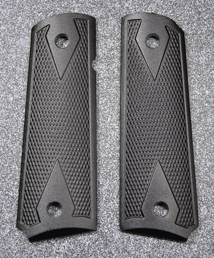 Pachmayr パックマイヤー グリップ Black Checkered 1911 ダイヤ