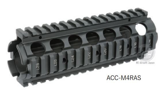GHK M4 RAS ハンドガード 20mmレイル メタル製 ガスブロ用 GHK M4 RAS ハンドガード 20mmレイル メタル製 ガスブロ用 GHK