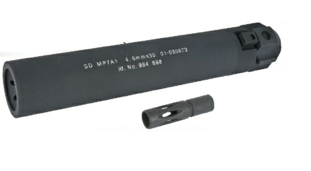 ANGRY GUN 発光サイレンサー MP7A1 QD 12mm正ネジ VFC/KSC/UMAREX用 AG