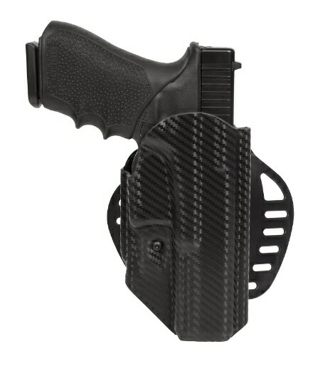 実物 HOGUE キャリーホルスター カーボン柄 HOGUE キャリーホルスター CARBON リアルサイズ GLOCK 17/22/31
