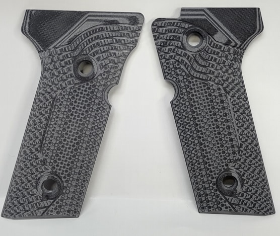 CMC トイガン用グリップ LOK GRIPS Veloce グリップ グレー/ブラック 各社M92バーテック
