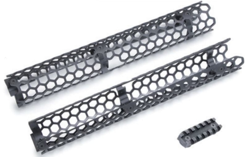 サトシ様ご依頼TMスコーピオン系AEG用アッパーフレーム+MP5Kパーツ