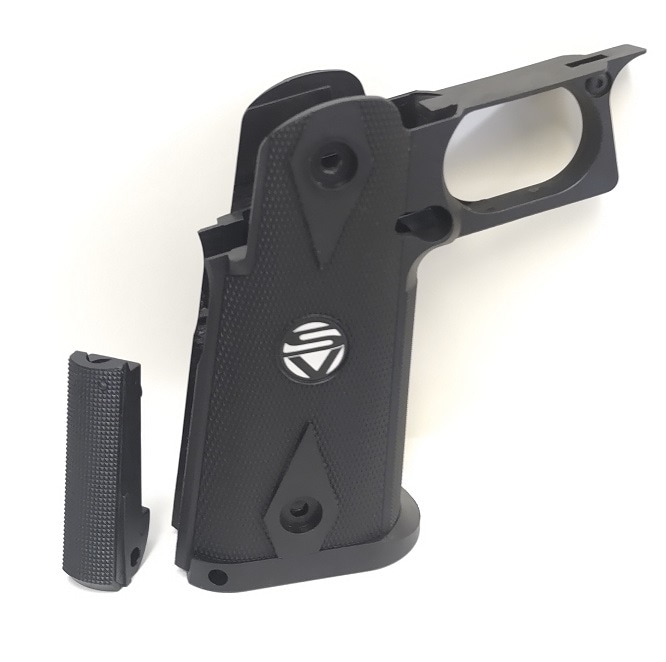 プチカスタム 電動ハンドガン グリップ塗装 SBD取付 プチカスタム 電動ハンドガン グリップ塗装 SBD取付 電動ハンドガンへ