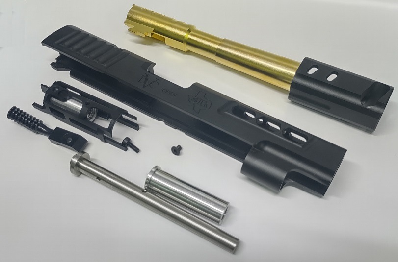 Airsoft Masterpiece スライドセット STI DVC OPENタイプ Black