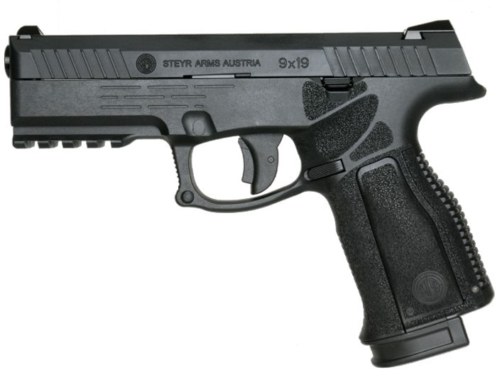 KJ WORKS Steyr L9A2 ガスブローバック本体 MF GBB-BK | エアー