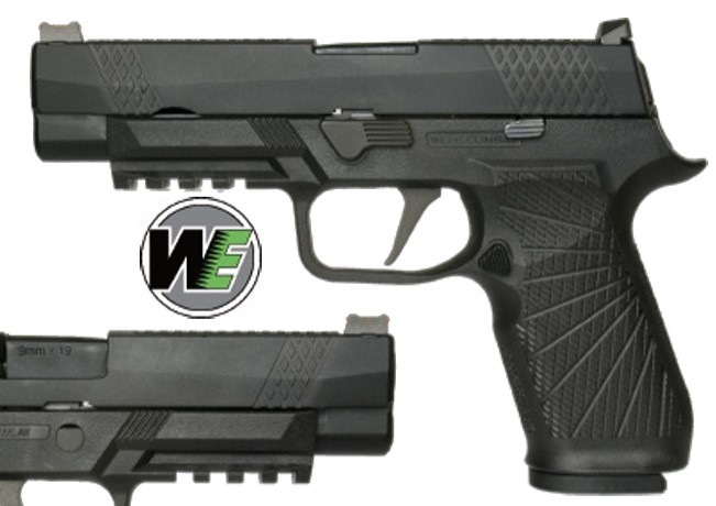 WE WILSON COMBAT WCP320 Full Size ガスブローバックガン WE-F17V2BK
