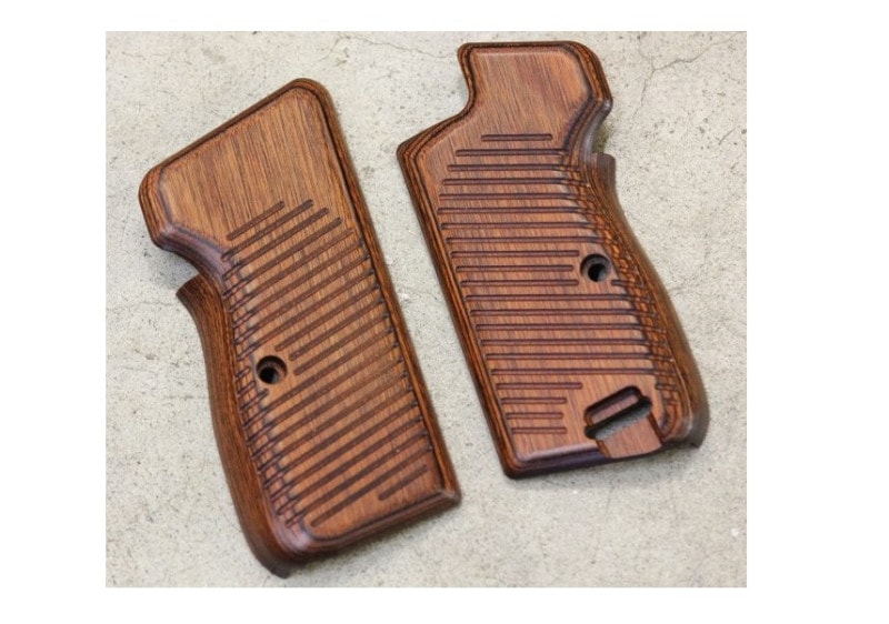 PANDORA ARMS ウッドグリップ マルシン SIG P210-6用 ブラウン AWG