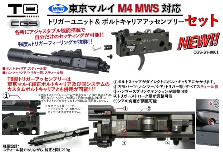 【たかのり】ボルトキャリア＆トリガーボックスASSY たかのり】ボルトキャリア＆トリガーボックスASSY 楽天市場】T8