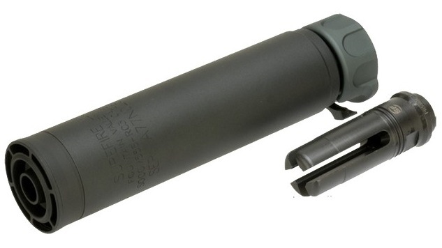 レプリカ　ANGRY GUN SOCOM DUMMY SILENCER ブラック ANGRY GUN STD ダミーサイレンサー SURE FIRE SOCOM 556-RC3 & QD
