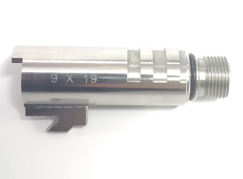 Guarder チャンバーカバー サイド 9X19刻印 TTI/STIタイプ シルバー