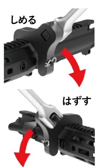 ANGRY GUN 専用レンチ URX4 M-LOK ハンドガード用 URX4W | 国内製長物