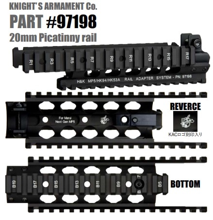 東京マルイ次世代MP5SD WII TECHレールハンドガード WII TECH次世代MP5SD6用20mmレールハンドガード Amazon