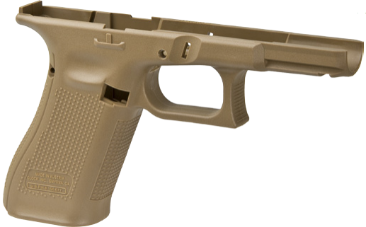 GUARDER G45タイプ FDEカラー リアル刻印フレーム マルイ G17 Gen5 MOS