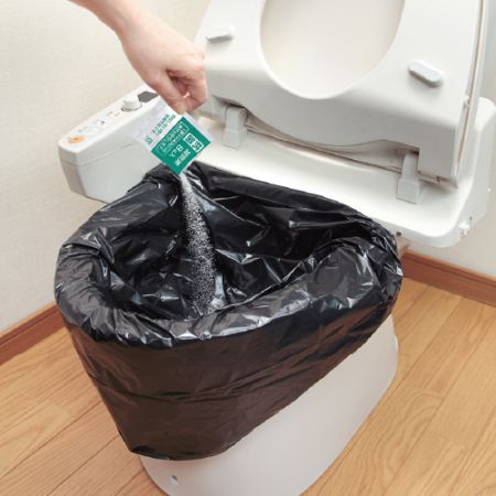 トイレ非常用袋 抗菌凝固剤付 30回分（RB-04） | 防災グッズ