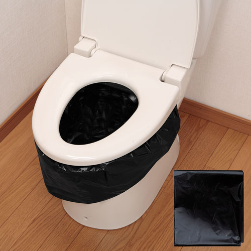 非常用トイレの汚物袋 10枚セット（RB-10） | 防災グッズ | サンコー 