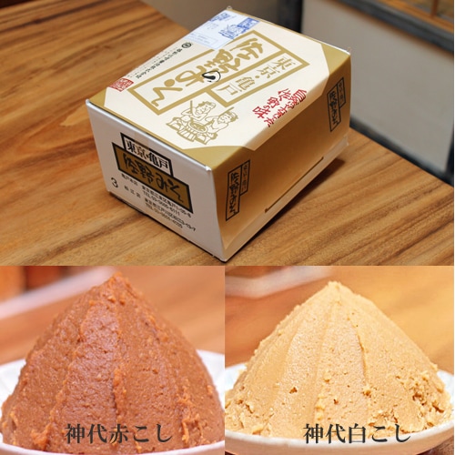 No.104 神代みそ2色 化粧段ボール函  (4kg)