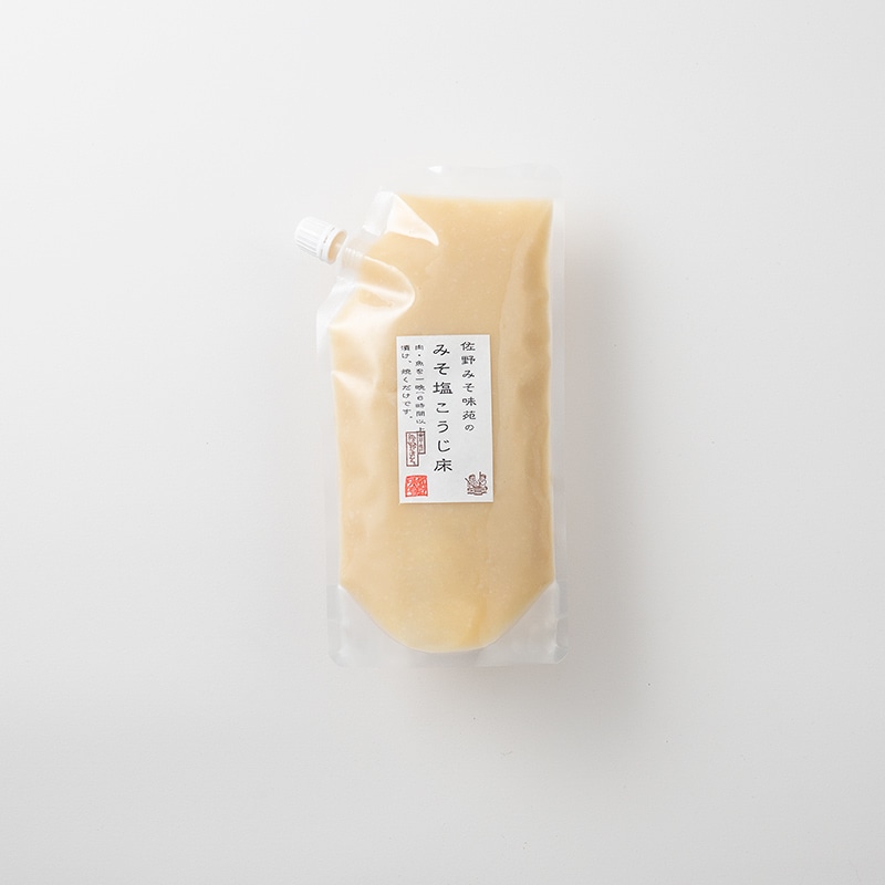 佐野みそ味苑の　みそ塩こうじ床　250g